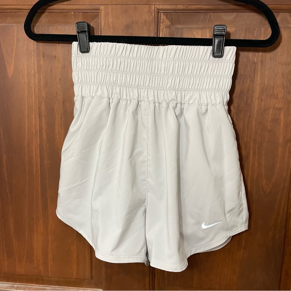 Nike Women's Athletic Shorts in Light Gray